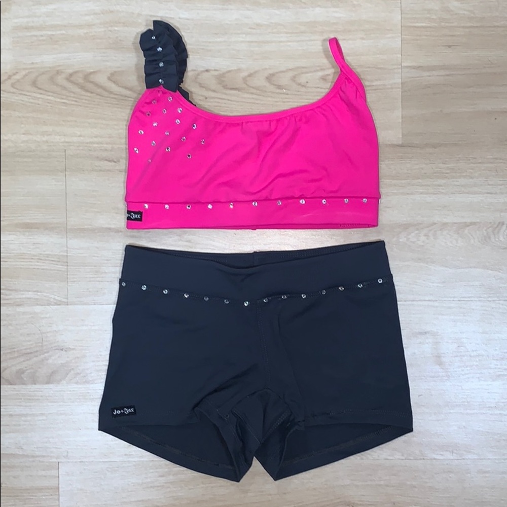 Jo + Jax Custom Rhinestoned Dance Audition Outfit